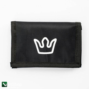 Jigga Wear Materiałowy Portfel Czarny Simple Crown