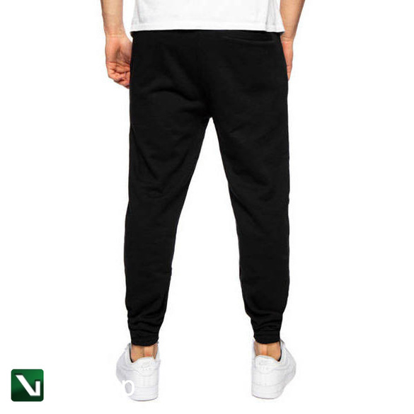 MASS DNM Spodnie dresowe Patch  czarne