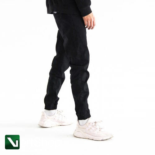 MORO SPORT Spodnie jogger Paris Laur Pocket Black Wash