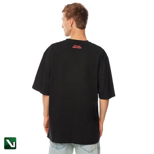 Mass Denim Koszulka FeelingsT-shirt czarny