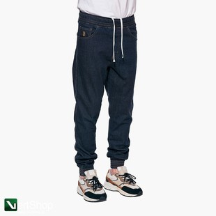 B.O.R Spodnie jogger SKIN FIT dark jeans