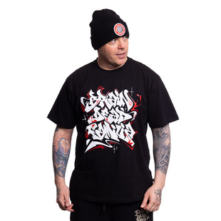 BRAINDEADFAMILIA  GRAFFITI T-SHIRT CZARNY