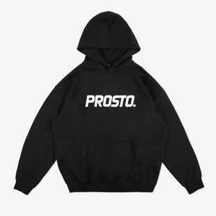 PROSTO Kaptur Hoodie Big Log Black