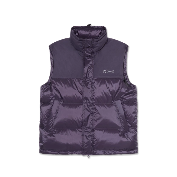 kamizelka Polar Basic Puffer Vest (Dark Violet)