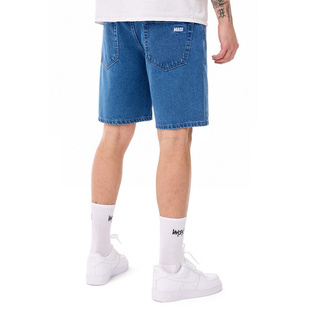 Mass DNM szorty Box Jeans Shorts relax fit niebieskie