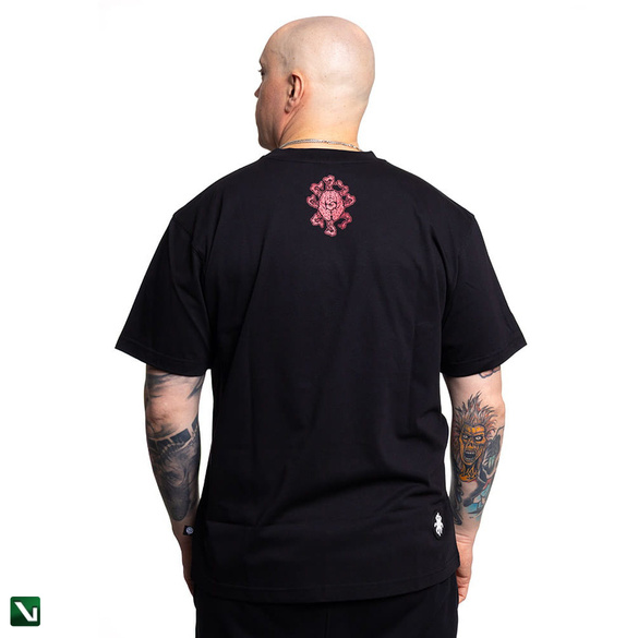 BRAINDEADFAMILIA  SHARK T-SHIRT CZARNY