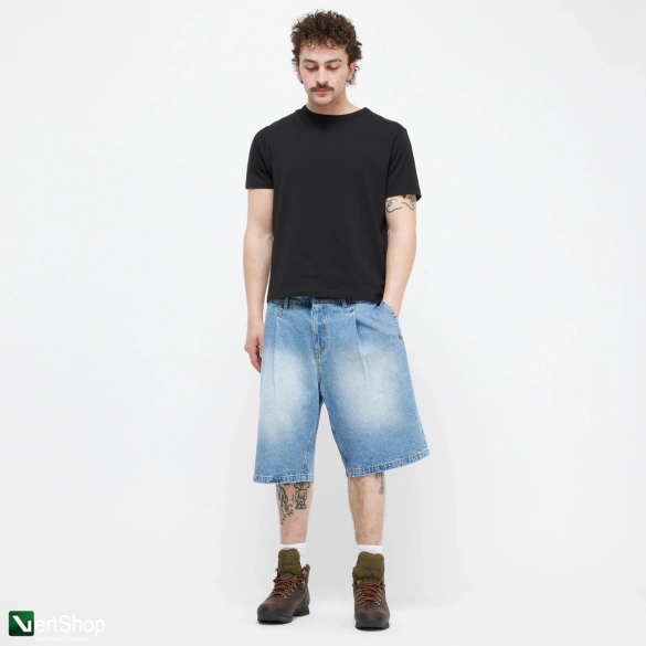 Szorty Dime Pleated Denim Shorts blue washed
