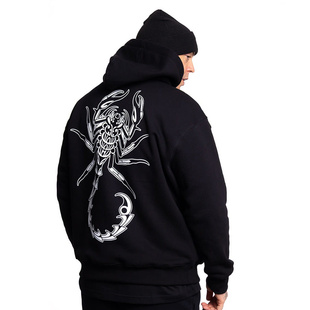 BRAINDEADFAMILIA  SCORPION BLUZA KAPTUR CZARNA