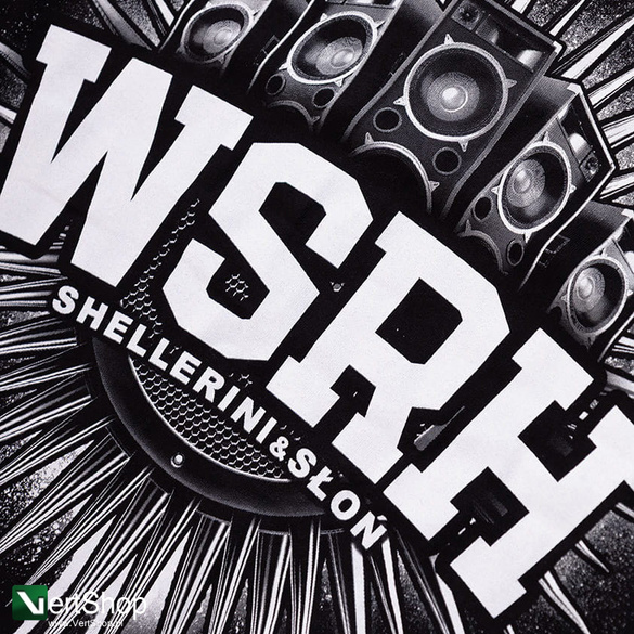 WSRH SŁOŃCE T-SHIRT CZARNY