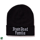 BRAINDEADFAMILIA BDF GOTHIC CZAPKA ZIMOWA CZARNA