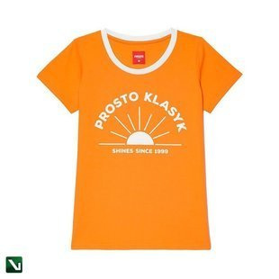 PROSTO F.KL  T-SHIRT  SHINES  (pomarańcz)