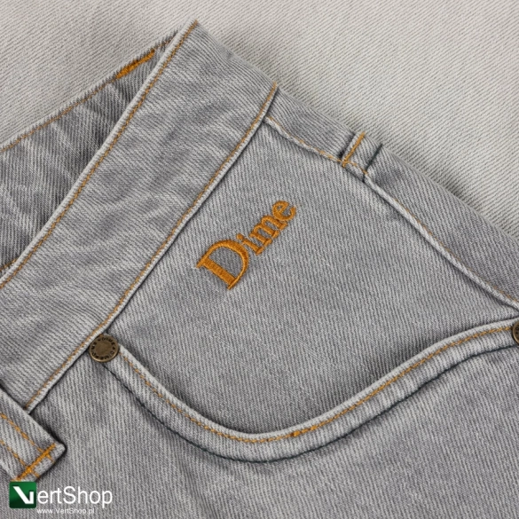 spodnie Dime Classic Relaxed Denim Pants (Dipped Sandblasted Gray)