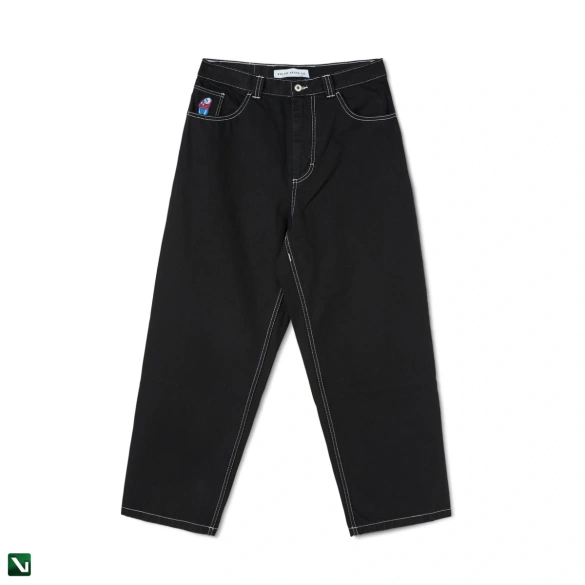 Spodnie Polar Big Boy Pants OG Logo (Black/ White Stitching)