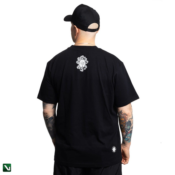 BRAINDEADFAMILIA CIRCLE LOGO T-SHIRT CZARNY