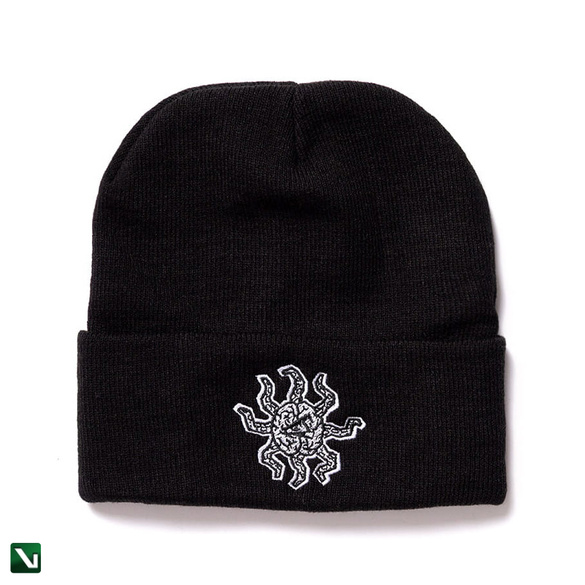 BRAINDEADFAMILIA BDF OŚMIORNICA CZAPKA ZIMOWA CZARNA