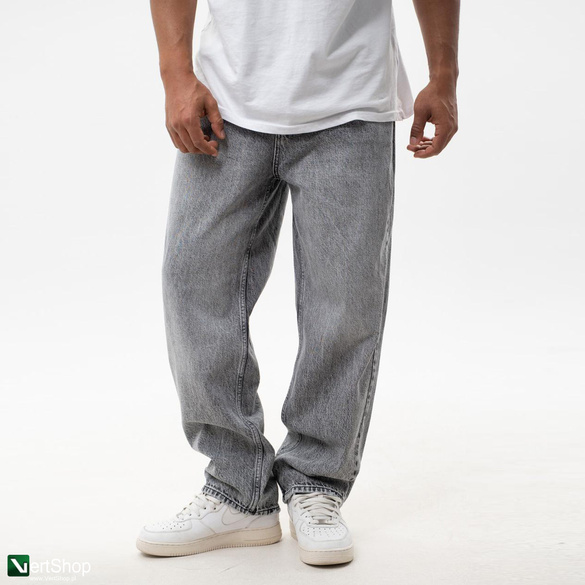 Lucky Dice LD Clothing Spodnie Jeansowe Baggy Męskie Szare Small Dice