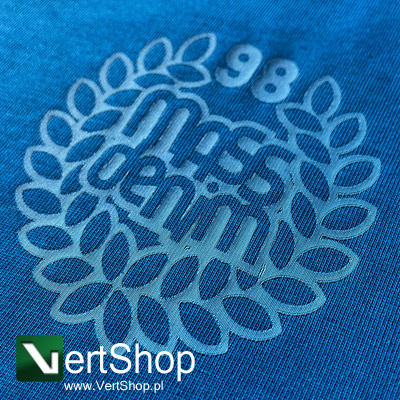 Koszulka Mass Denim Base Back T-shirt  niebieski