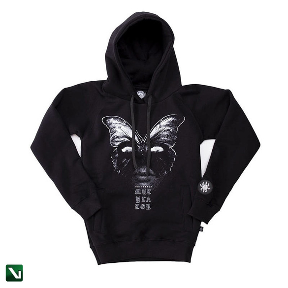 BRAINDEADFAMILIA BUTTERFLY KAPTUR DAMSKA CZARNA