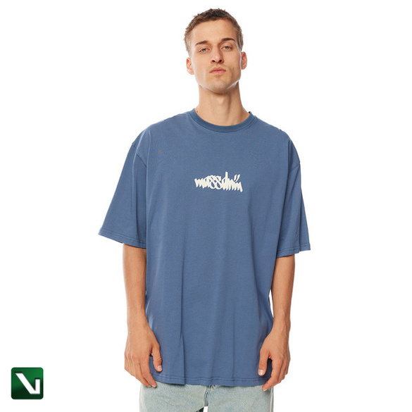 Mass Denim Nostalgia. Angel T-shirt niebieski