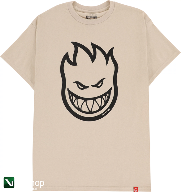 koszulka Spitfire Big Head Tee (Sand/Black)