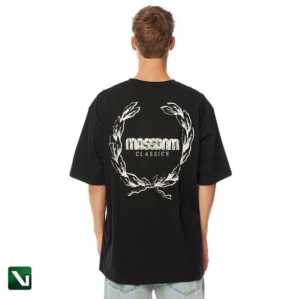 Mass Denim Koszulka Crown T-shirt czarny