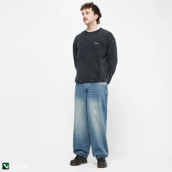 Bluza Dime French Terry crewneck faded black