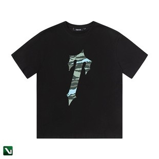 Trapstar koszulka Iron Gate Blue Camuflage