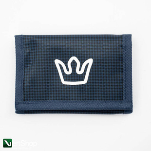 Jigga Wear Materiałowy Portfel Granatowy Simple Crown