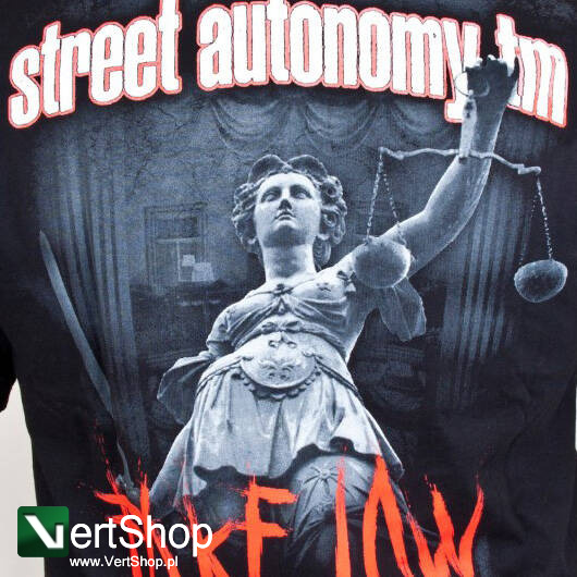 Street Autonomy koszulka FAKE LAW CZARNA