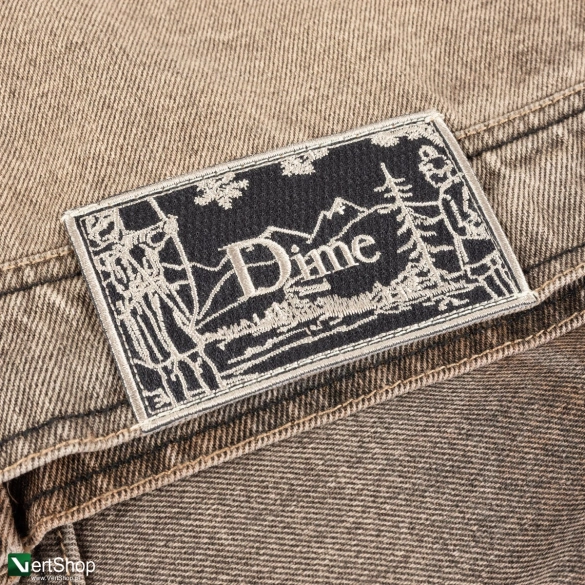 kurtka Dime Denim Jacket (Dipped Sandblasted Brown)