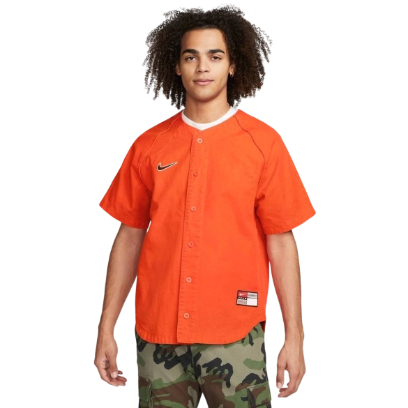 Nike Sb Skate Baseball Jersey Team Orange