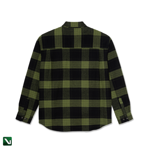 Koszula Polar Mike LS-Shirt Flannel army green