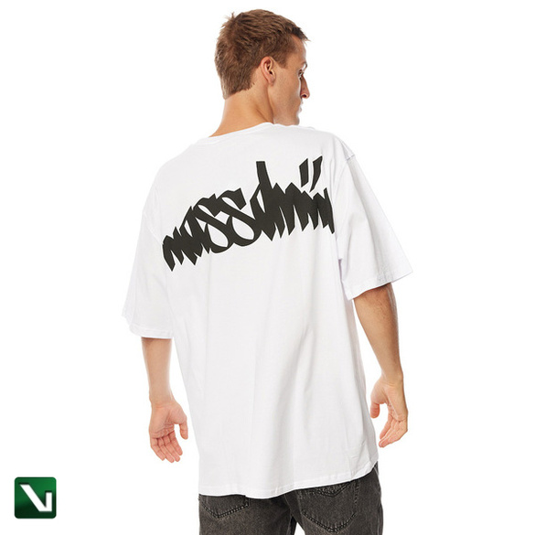 Mass Denim Nostalgia. Angel T-shirt biały