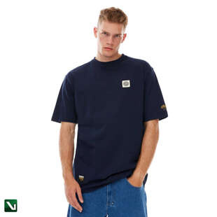 Mass DNM koszulka Patch  T-shirt granatowa