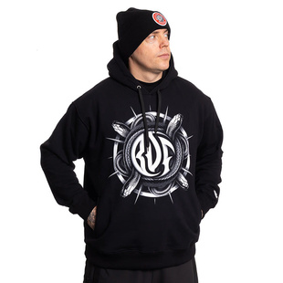 BRAINDEADFAMILIA  SNAKES BLUZA KAPTUR CZARNA