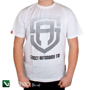 Street Autonomy koszulka CLASSIC BREAK BIAŁA