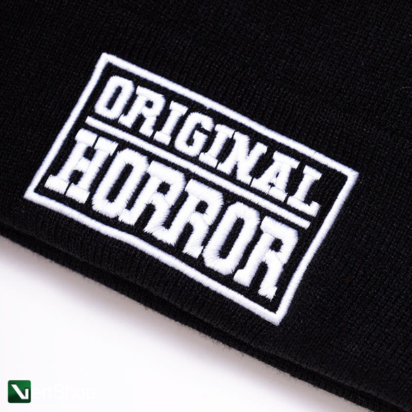 BRAINDEADFAMILIA BDF ORIGINAL HORROR CZAPKA ZIMOWA CZARNA