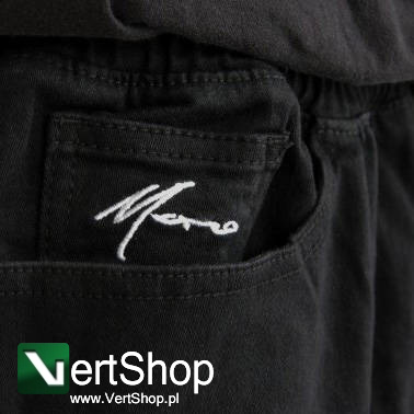 MORO SPORT Spodnie jogger Mini Paris Pocket BlacJeans