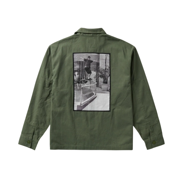 koszula Vans Skate Atiba Haze Milita (Pine Forest)