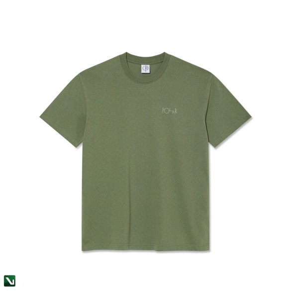 koszulka Polar Contrast Tee Stroke Logo Tee (Moss Green)