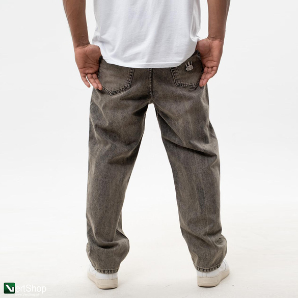 JIGGA WEAR Spodnie Jeansowe Baggy Męskie Jasne Brązowe Jigga Wear Crown
