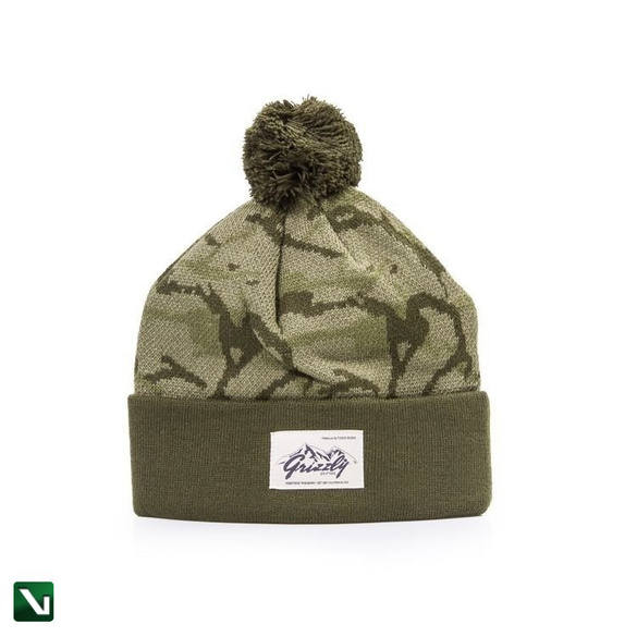 czapka grizzly the rockies pom beanie