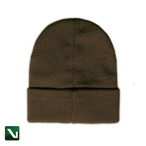 Mass DNM czapka zimowa Patch Beanie  brązowa