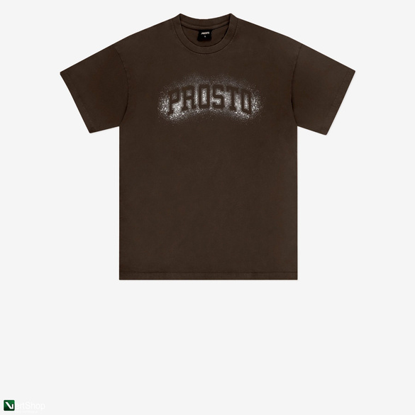 PROSTO Koszulka T-shirt Jung Dark Brown