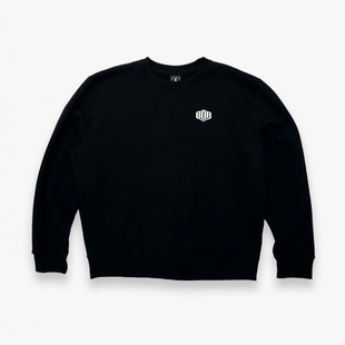 B.O.R BLUZA SHIELD BEZ KAPTURA CZARNA BORCREW