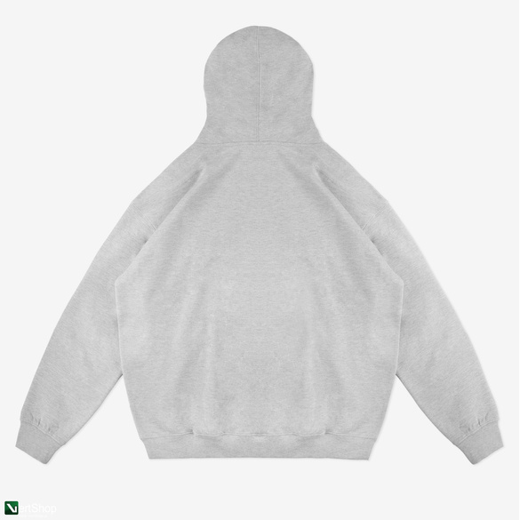 PROSTO Kaptur  Zip Hoodie Logo Gray