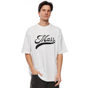 Mass DNM koszulka Draft T-shirt  biała