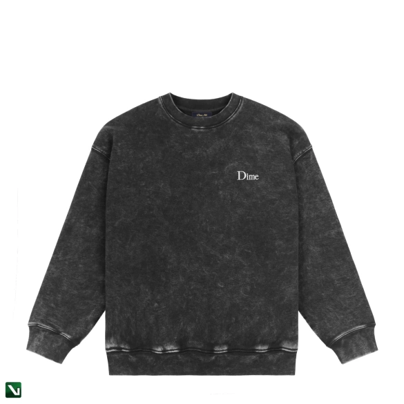 Bluza Dime French Terry crewneck faded black