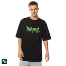 Mass Denim Koszulka Rock T-shirt czarny