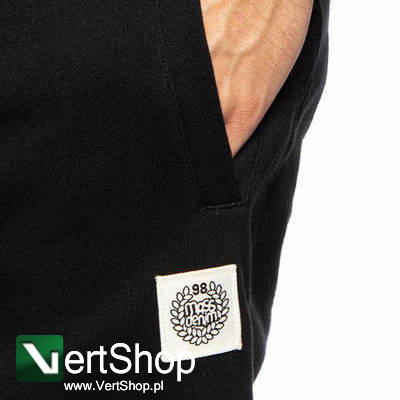 MASS DNM Spodnie dresowe Patch  czarne